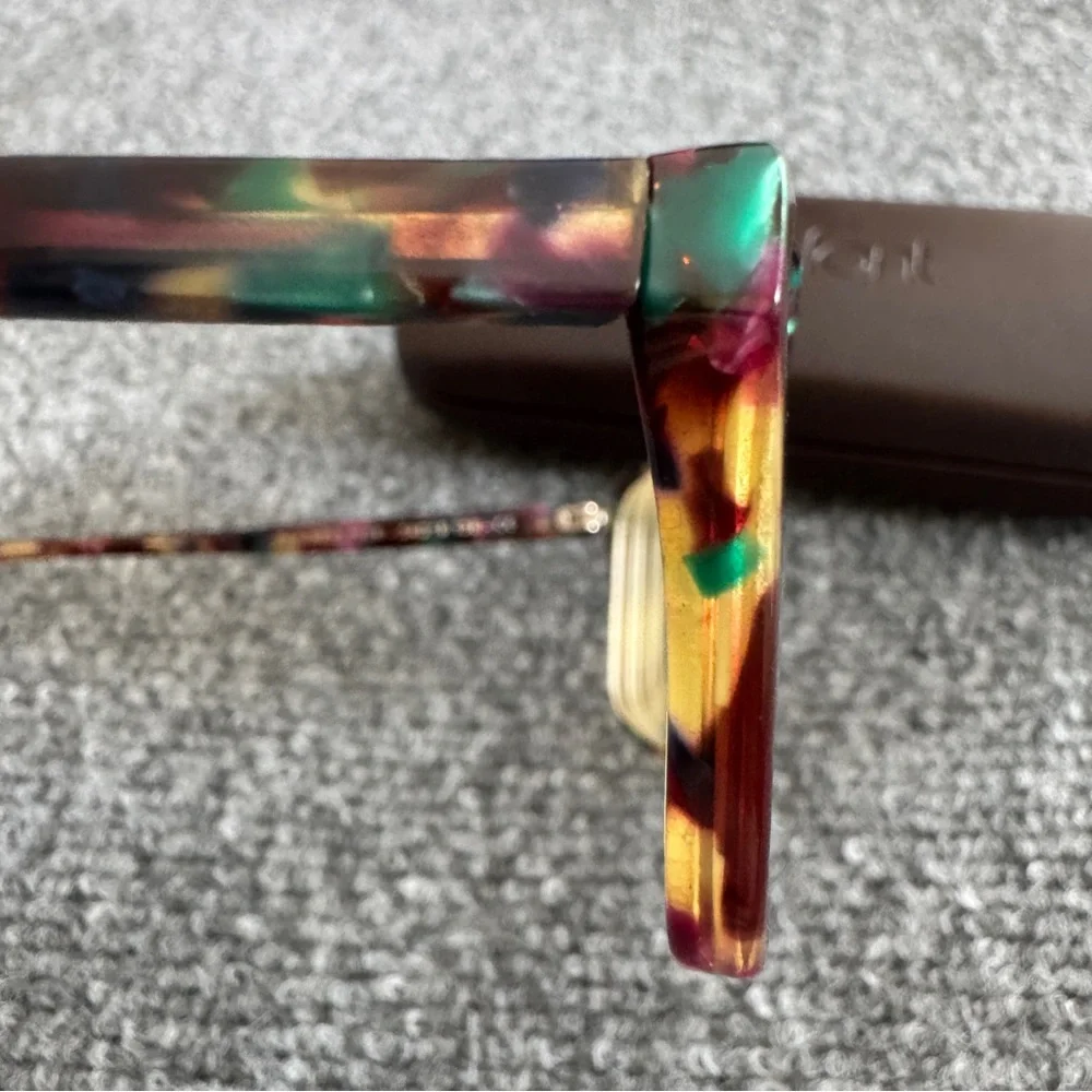 Jean Lafont Pensee 7036 Eyeglass Frames 54mm Multicolor Tortoise France